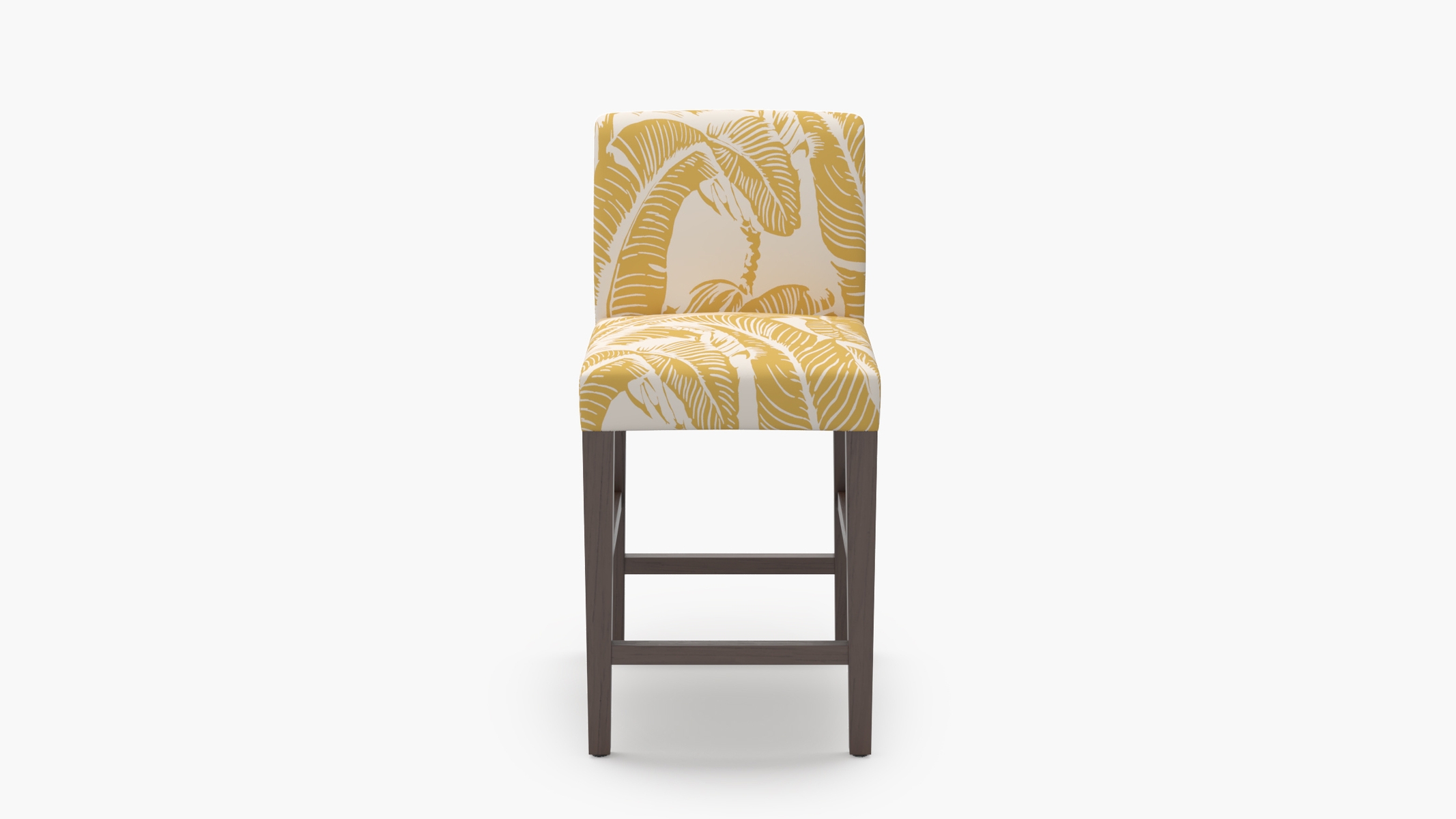 Signature Dining Counter Stool, Ochre Martinique® Encore, Espresso Square Tapered Leg - Image 0