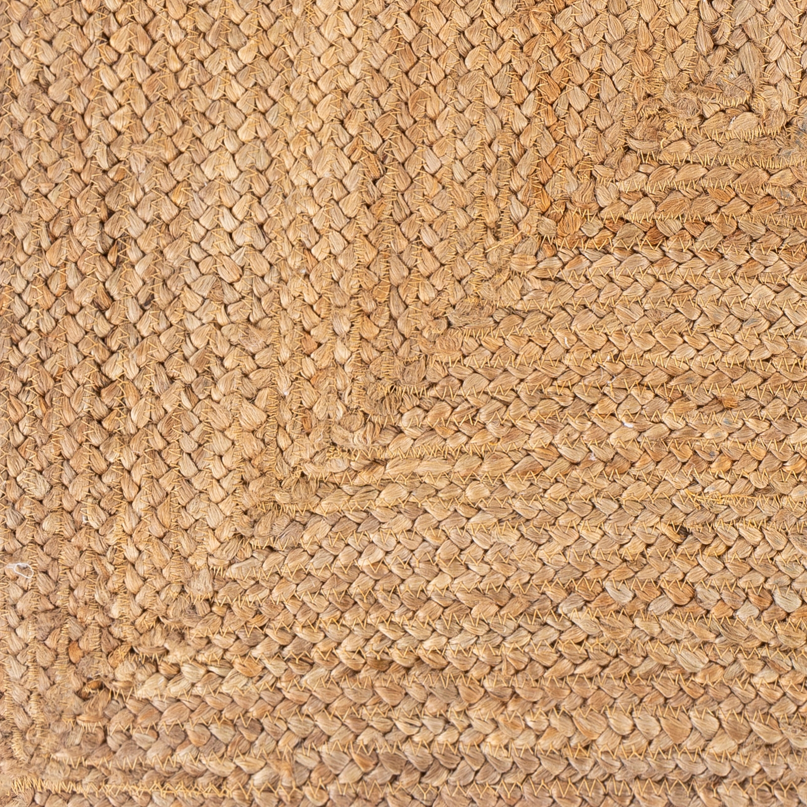 Natural Braids Brown Indoor 8' x 8' Handmade Rug - Image 5