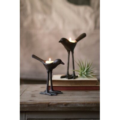 Bird  Small Iron Tealight Holder - Image 0