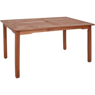 Meranti Wood 5-Foot Dining Table - Image 0