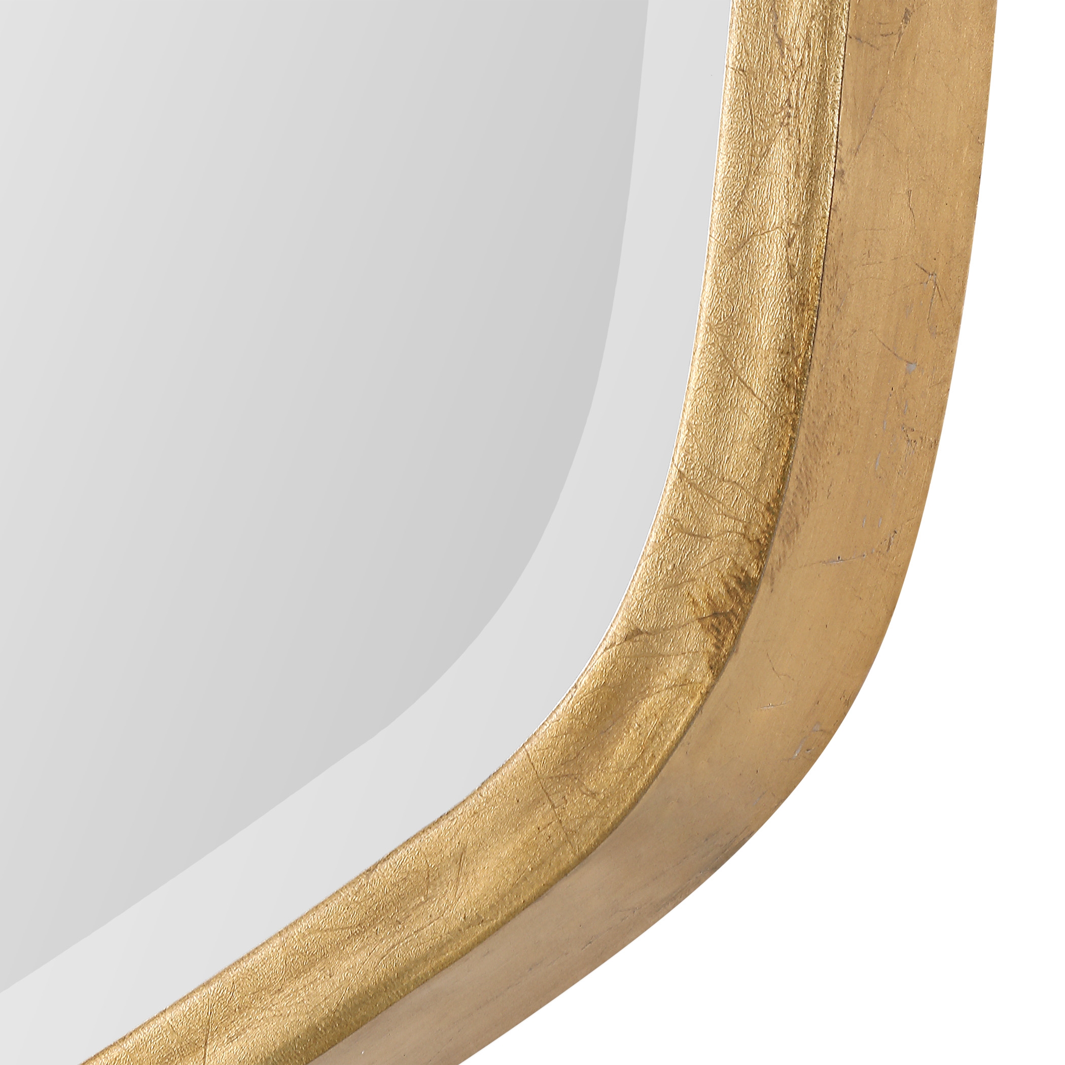 Duronia Antiqued Gold Mirror - Image 4