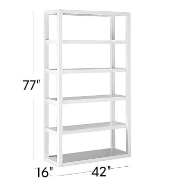 Parsons (42") Bookcase, White - Image 2