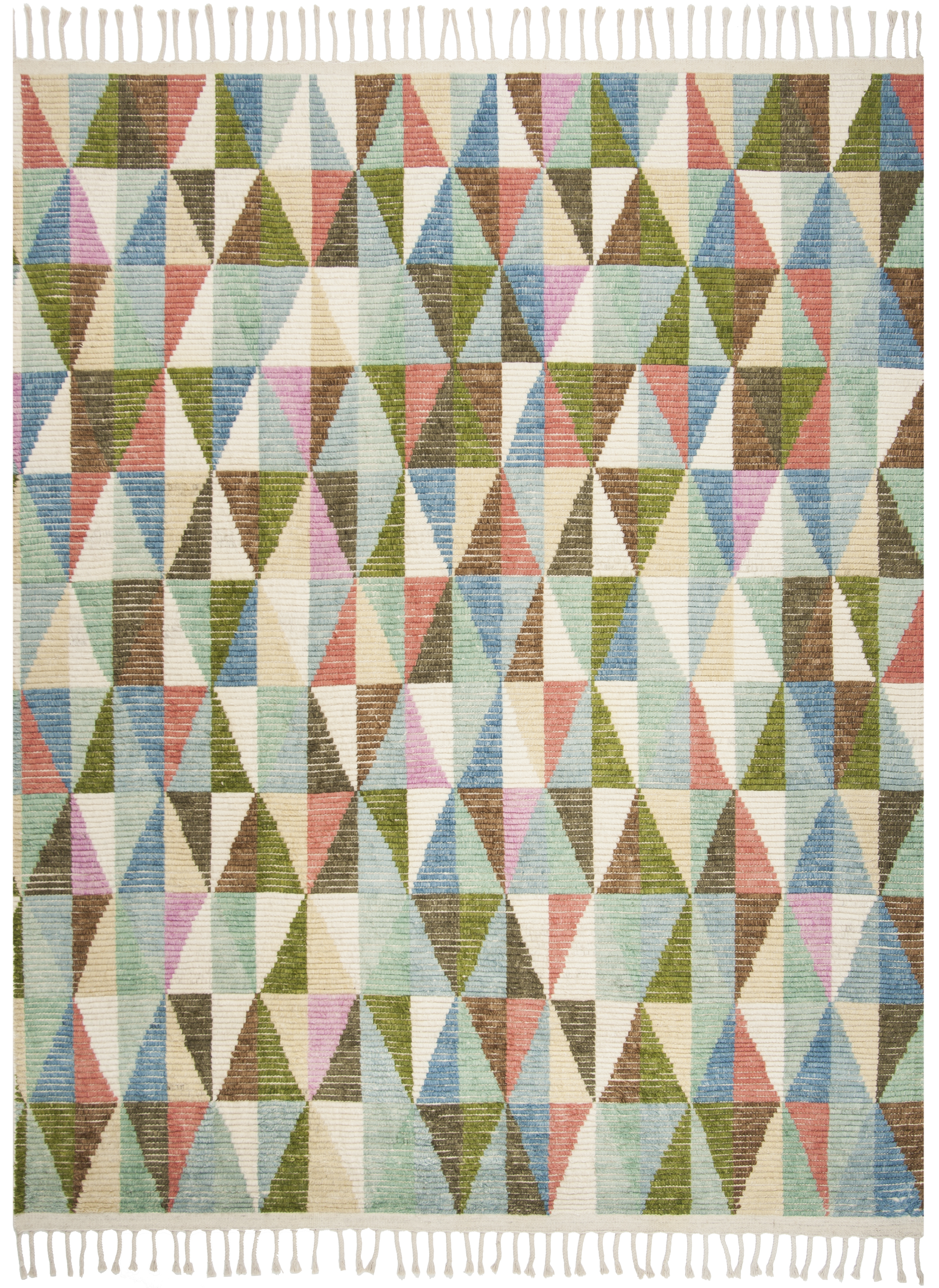 Arlo Home Hand Knotted Area Rug, KNY118A, Multi,  8' X 10' - Image 0