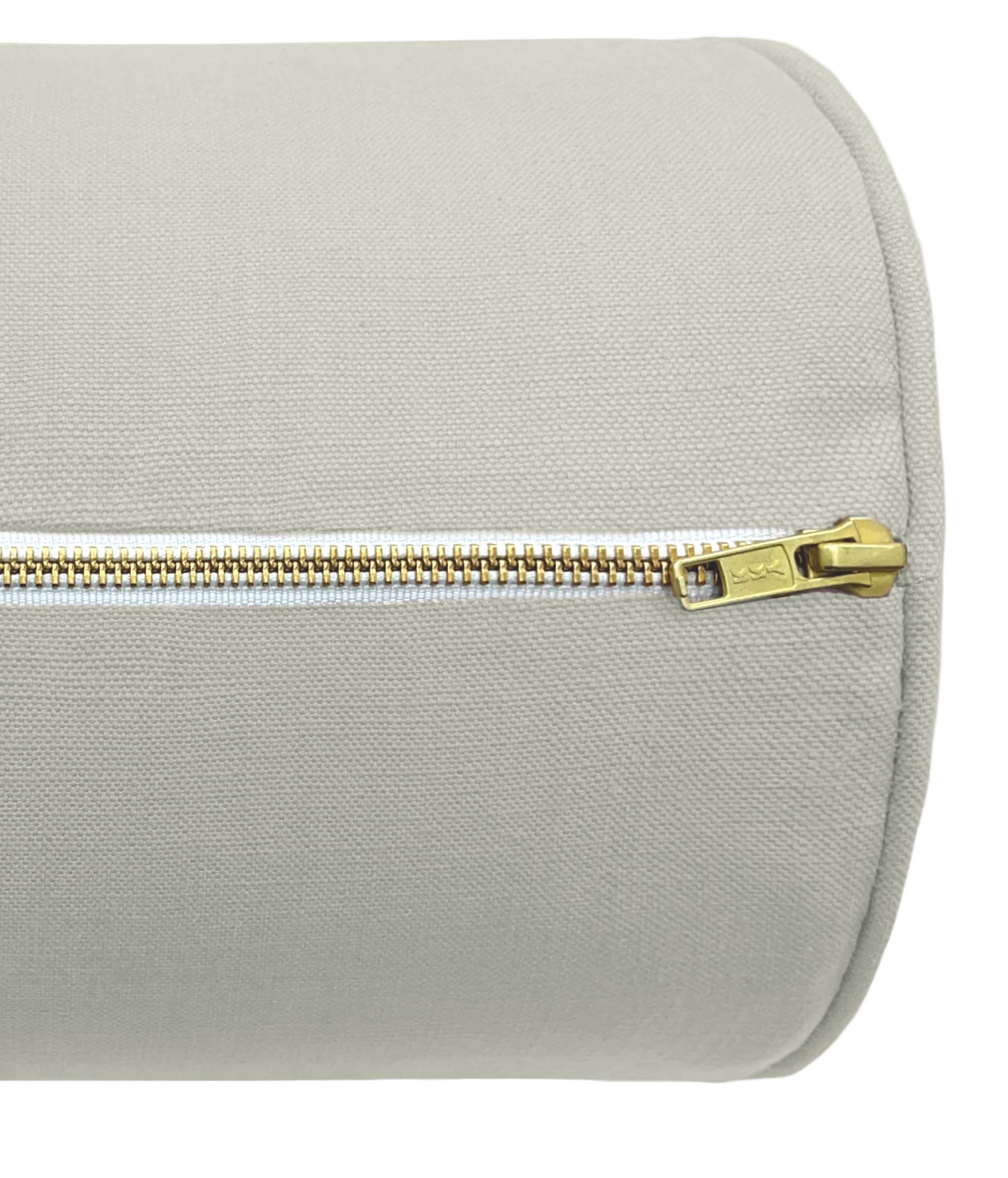 THE BOLSTER :: CLASSIC LINEN // DOVE GREY - TWIN XL // 9" X 30" - Image 3