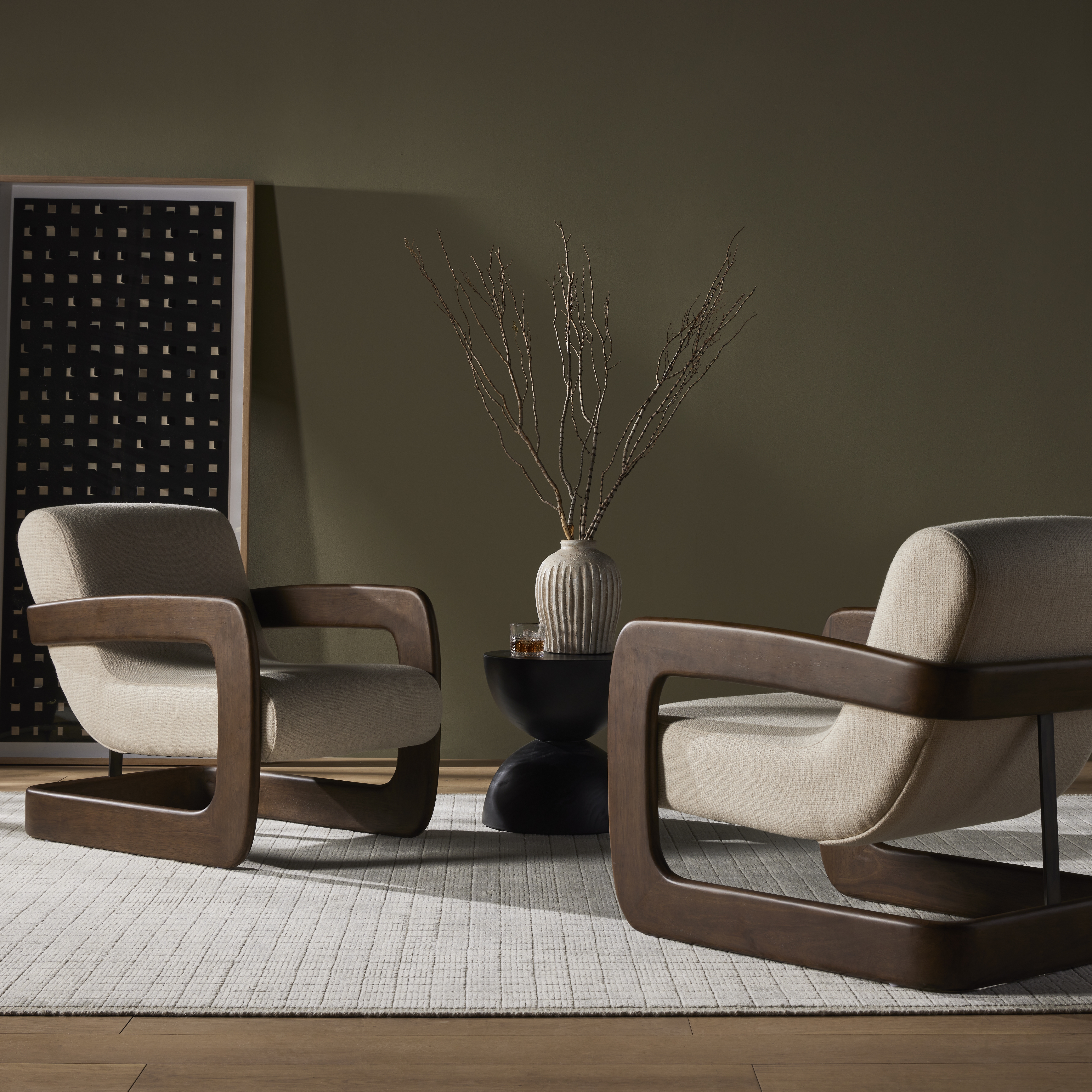 Kristoff Chair-Thames Cream - Image 1