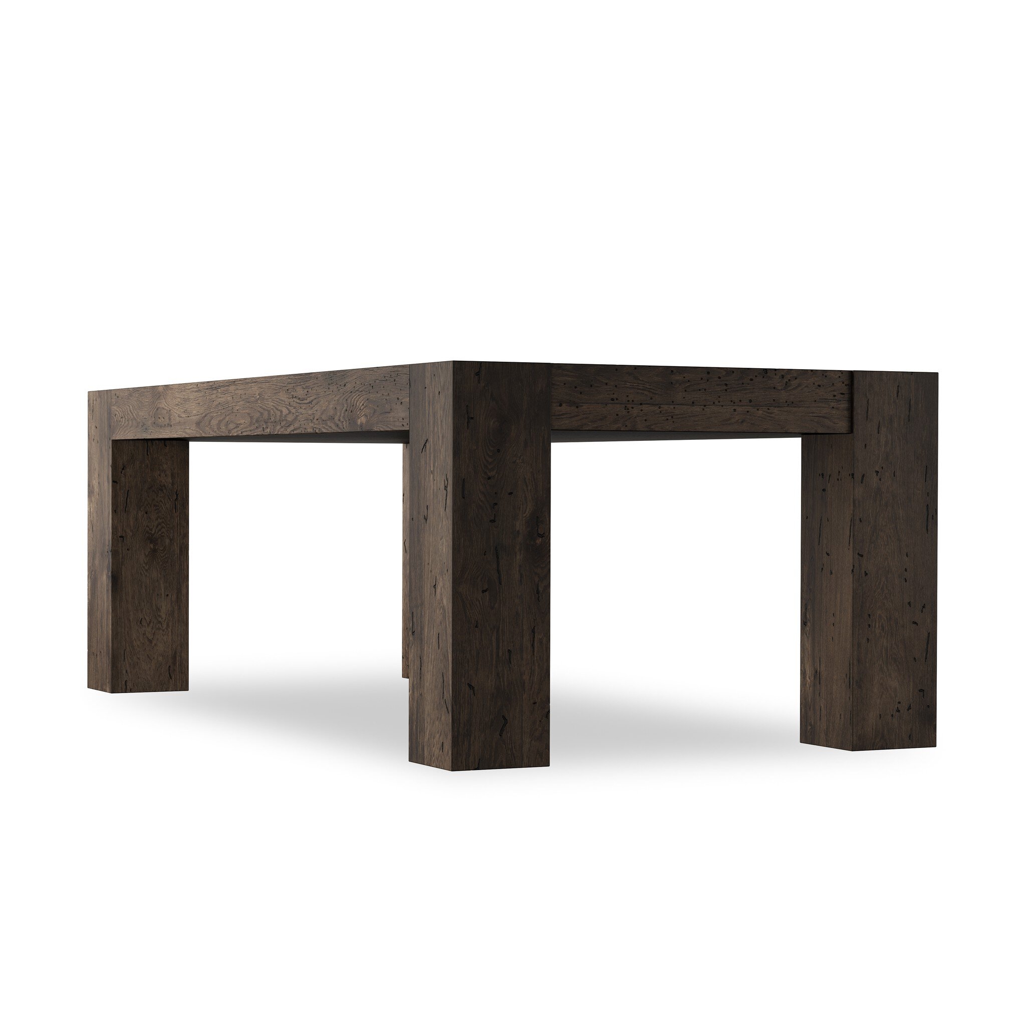 Abaso Dining Table - Ebony Rustic Wormwood Oak - Image 9