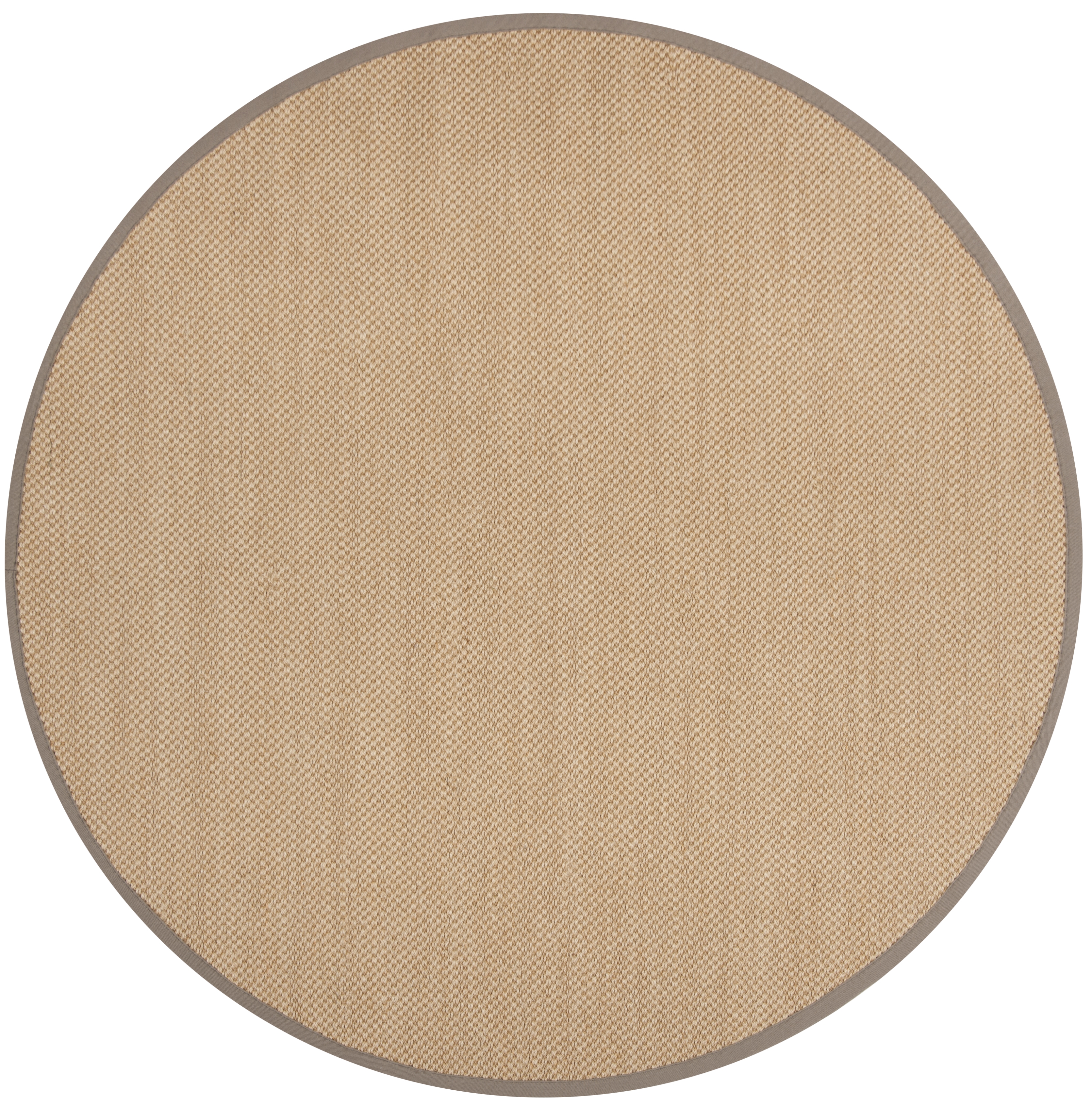 Arlo Home Woven Area Rug, NF141G, Maize/Grey,  6' X 6' Round - Image 0