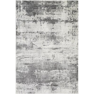 Adkins Abstract Charcoal/Taupe Area Rug - Image 0