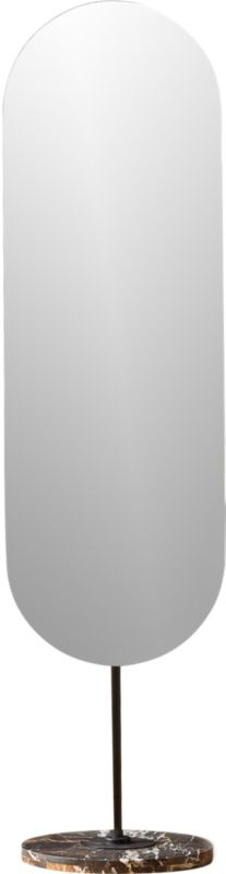 Legato Marble Oval Floor Mirror - Image 2