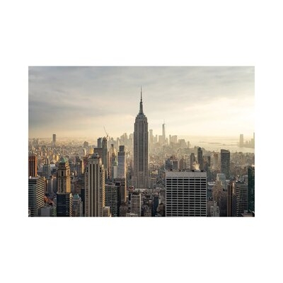 Empire State Building At Sunset, Midtown Manhattan, New York City - Wrapped Canvas Print - Image 0