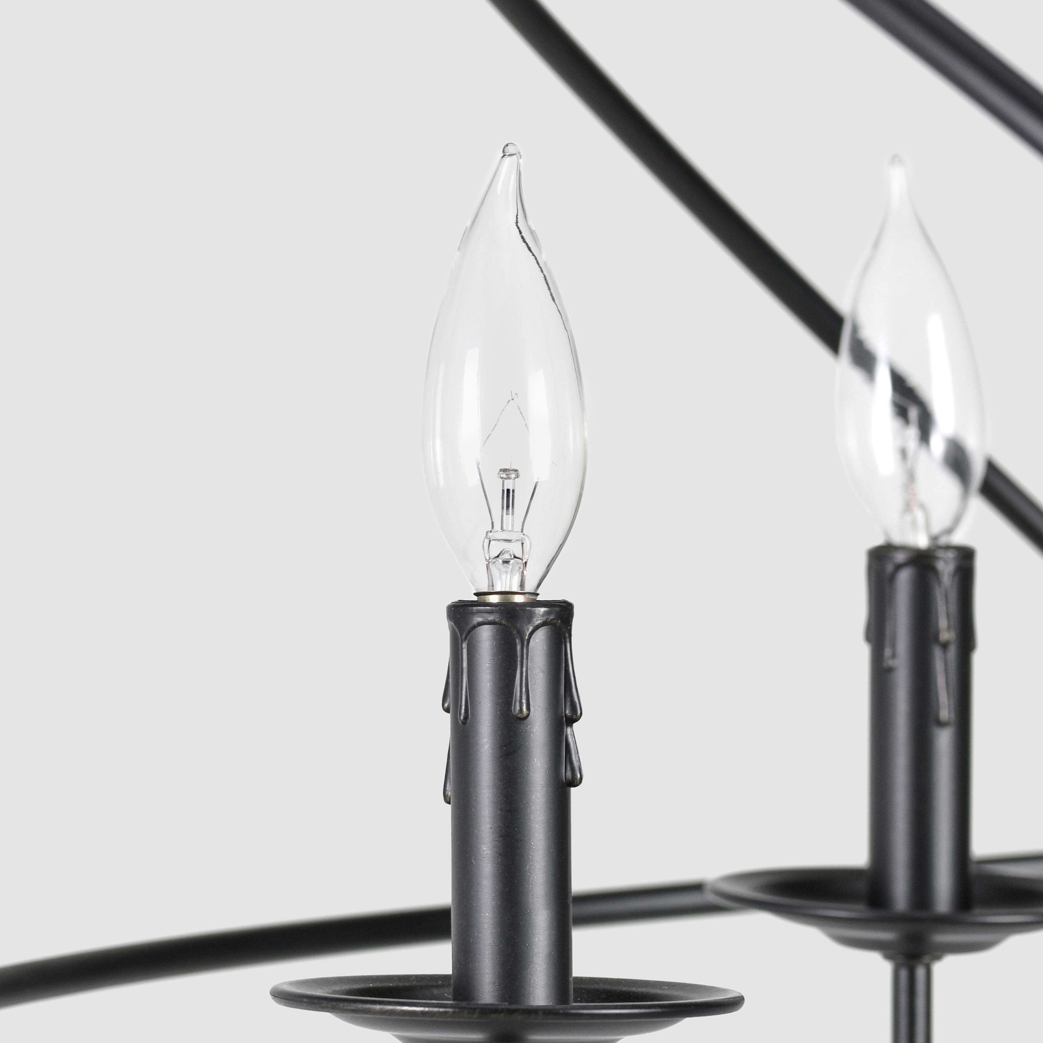 Derince Iron Chandelier Small Black - Image 4