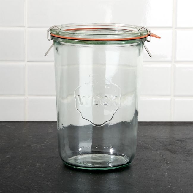 Weck 28.7-oz. Glass Canning Jar - Image 0