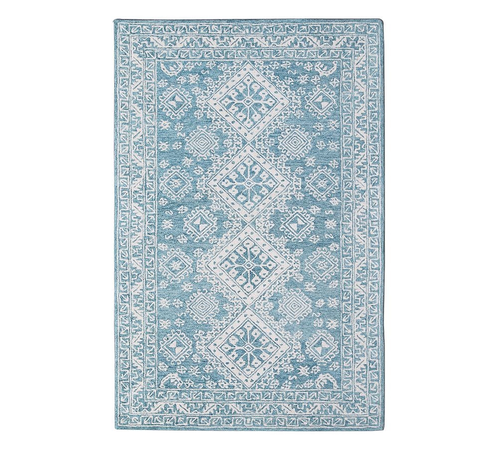Quentin Rug, 7'6" x 9'6", Teal - Image 0