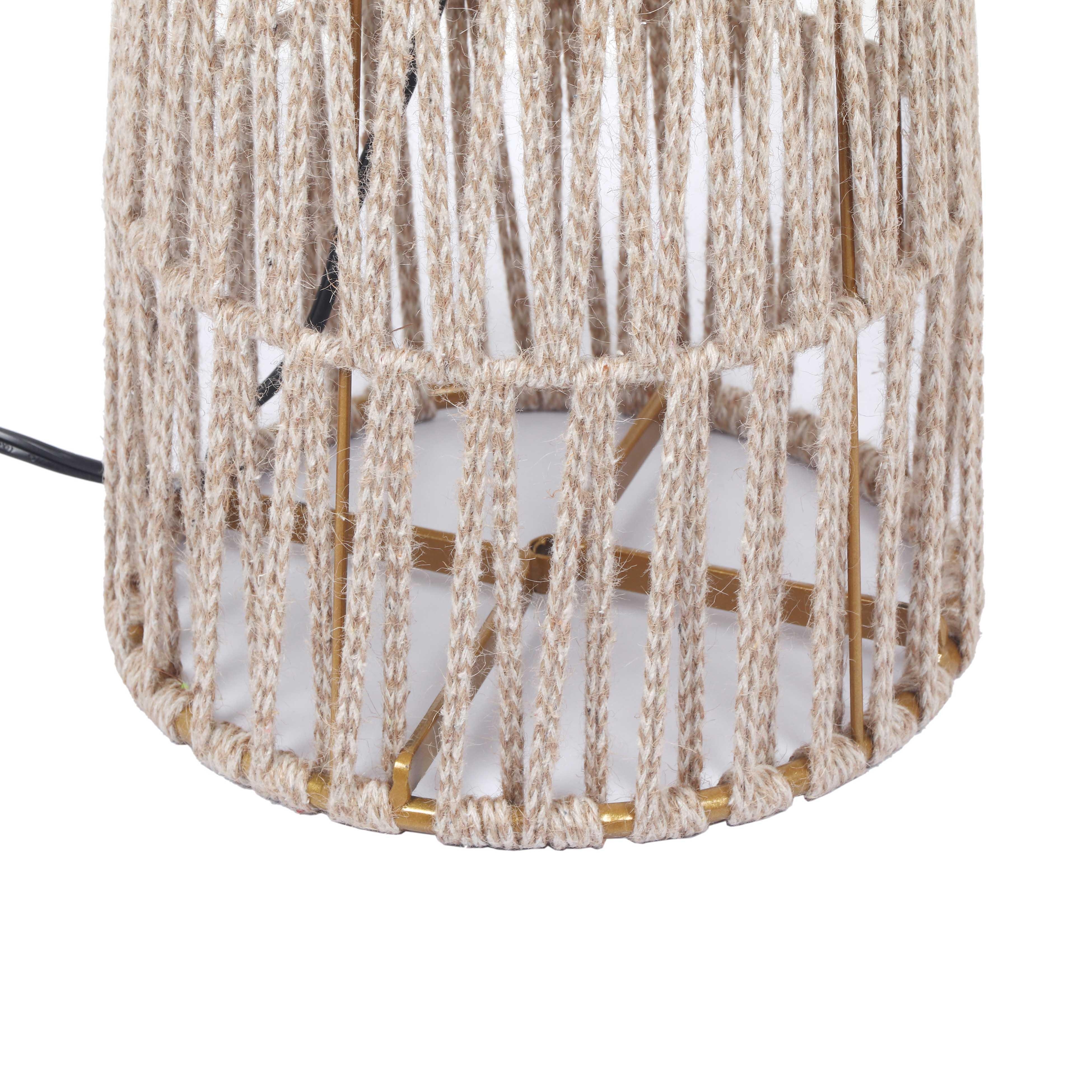 Beam Cream Natural Jute Floor Lamp - Image 4