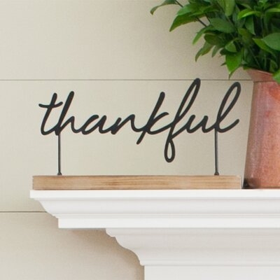 Thankful Tabletop Sign - Image 0