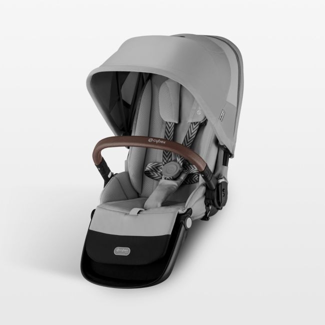CYBEX Stone Grey Sibling Seat for e-Gazelle/Gazelle S Modular Baby Stroller - Image 0