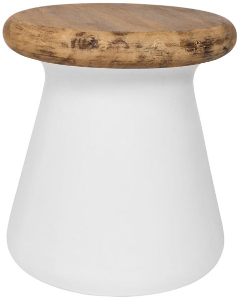 Button In/Outdoor Accent Table - Ivory - Arlo Home - Image 0