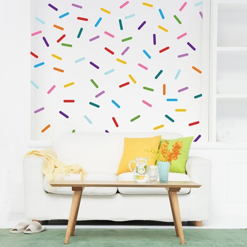 Confetti Sprinkle Wall Decals, Rainbow - Image 0