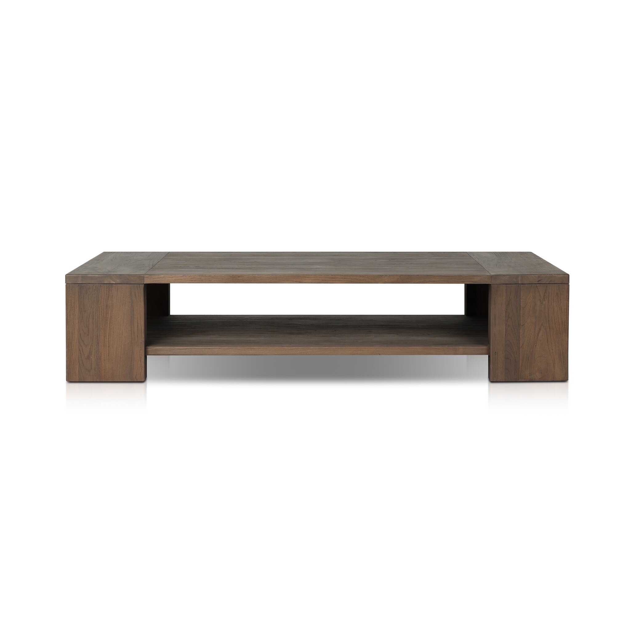 Roca Outdoor Coffee Table - Stained Heritage Brown-FSC - Image 5