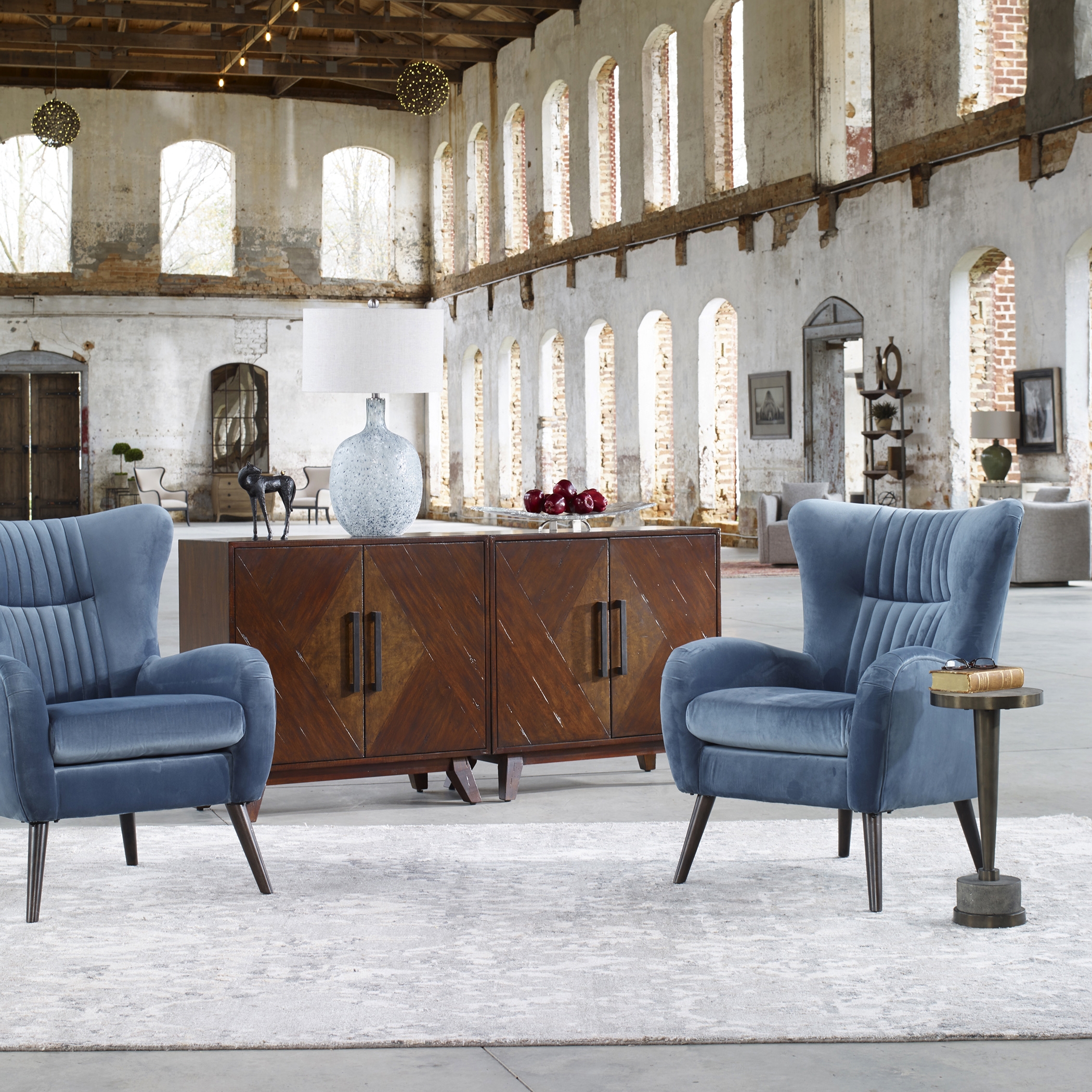 Liri Mid-Century Accent Cabinet - Image 2