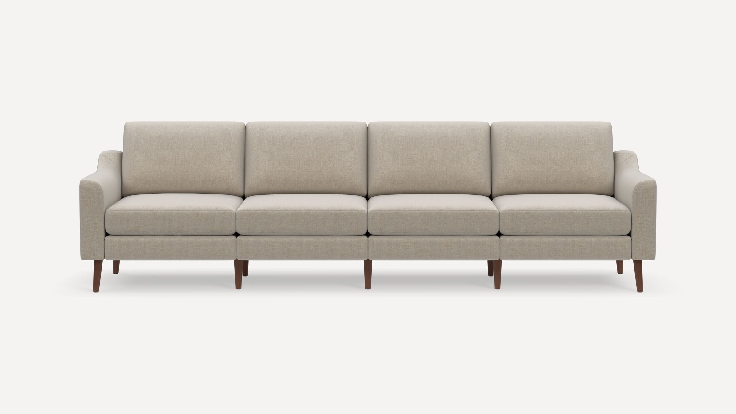 Nomad King Sofa - Georgia Clay - Performance Chenille / Walnut - Wood / Slope - Image 0