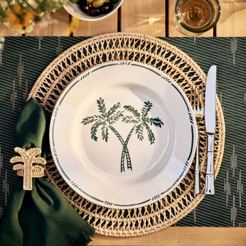 Wicker Palm Tree Napkin Ring - Image 2