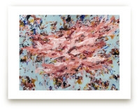 My Rage Is Like A Flower Garden In Aqua Limited Edition Fine Art Print 2 - Image 0