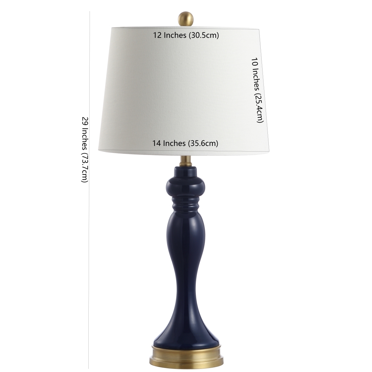 Cayson Table Lamp - Navy/Gold - Safavieh - Image 0