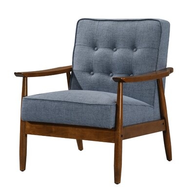 29.72" W Tufted Armchair - Image 0