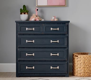 Belden Drawer Chest, Weathered Navy, In-Home Delivery - Image 4