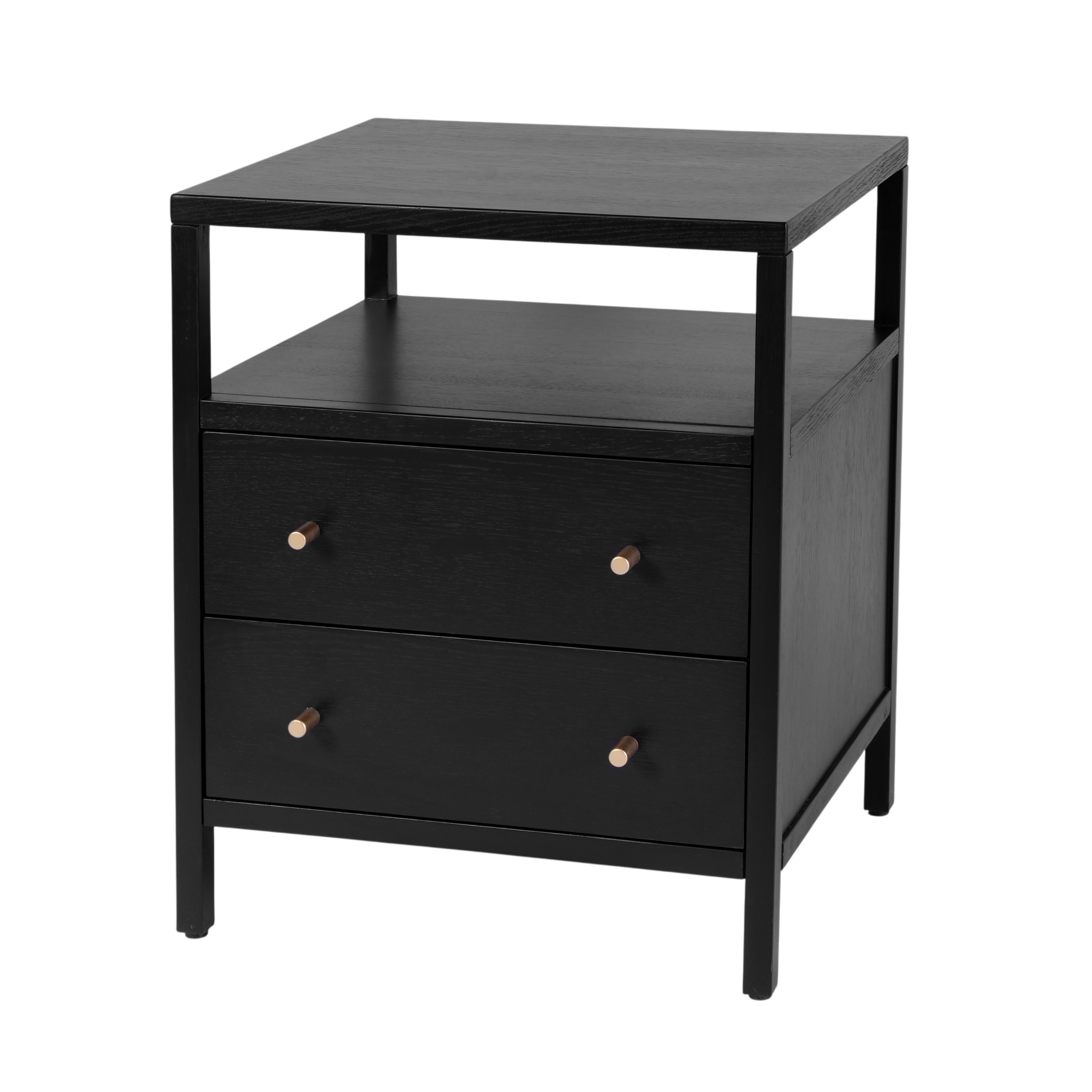 Mendel Black Nightstand - Image 0