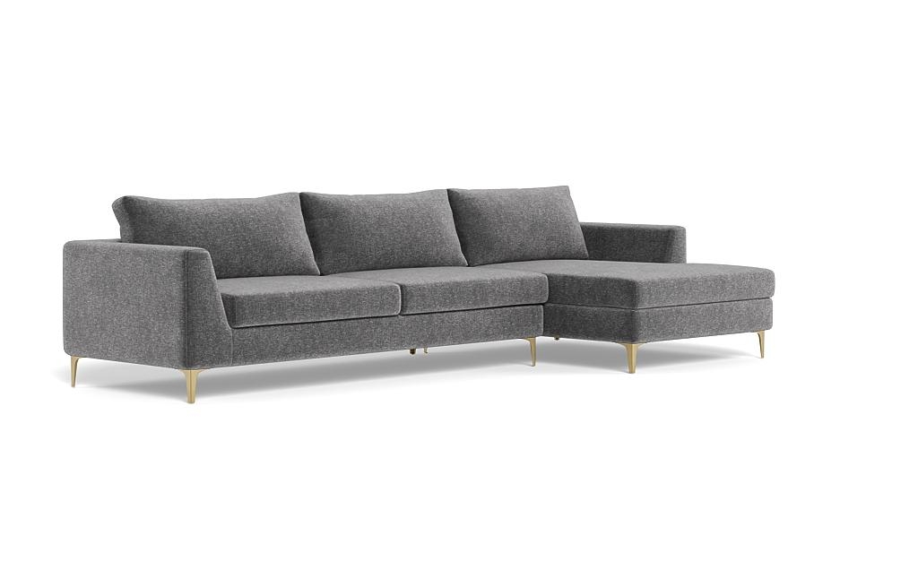 Asher 3-Seat Right Chaise Sectional - Image 1