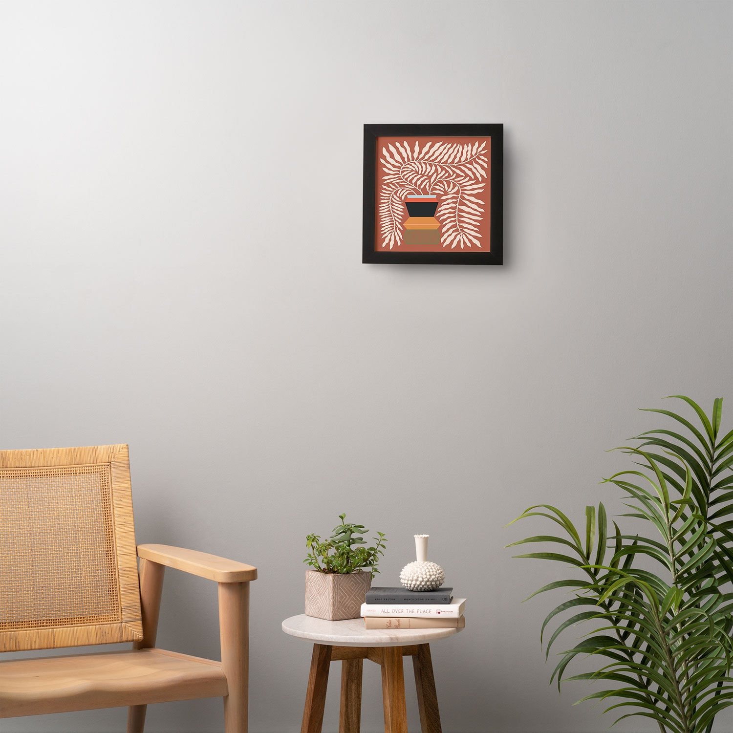 Nude by Jae Polgar - Framed Wall Art Basic Black 20" x 20" - Image 1