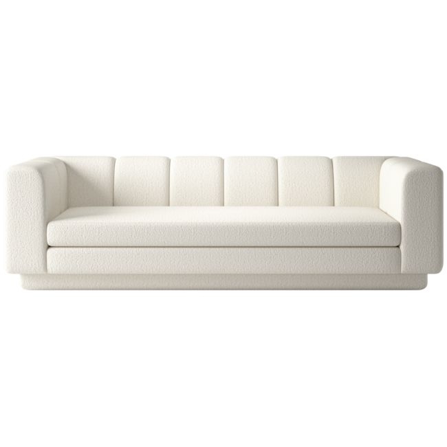 Yarrow 97.5 Wooly Sand Sofa - Image 0