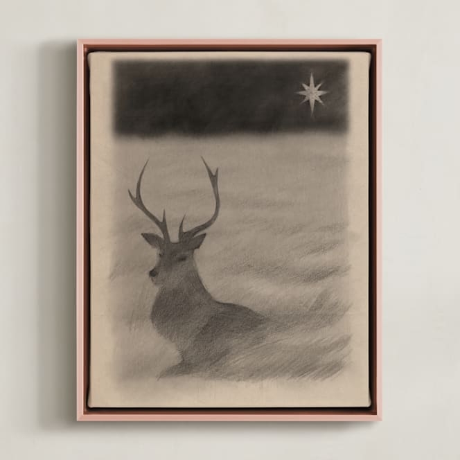 Red Deer Open Edition Fine Art Print - Image 0