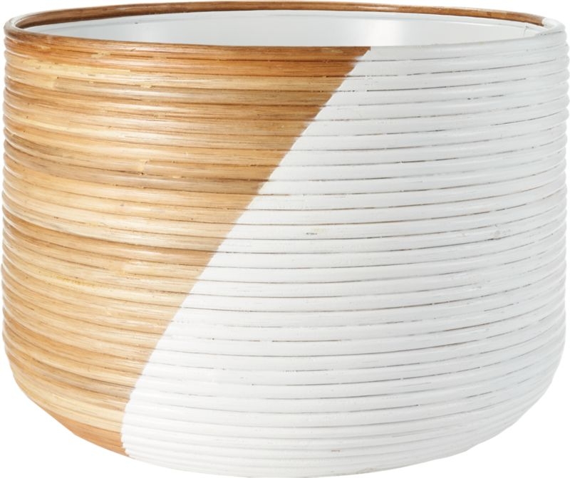 Basket Large Black Planter - Image 10