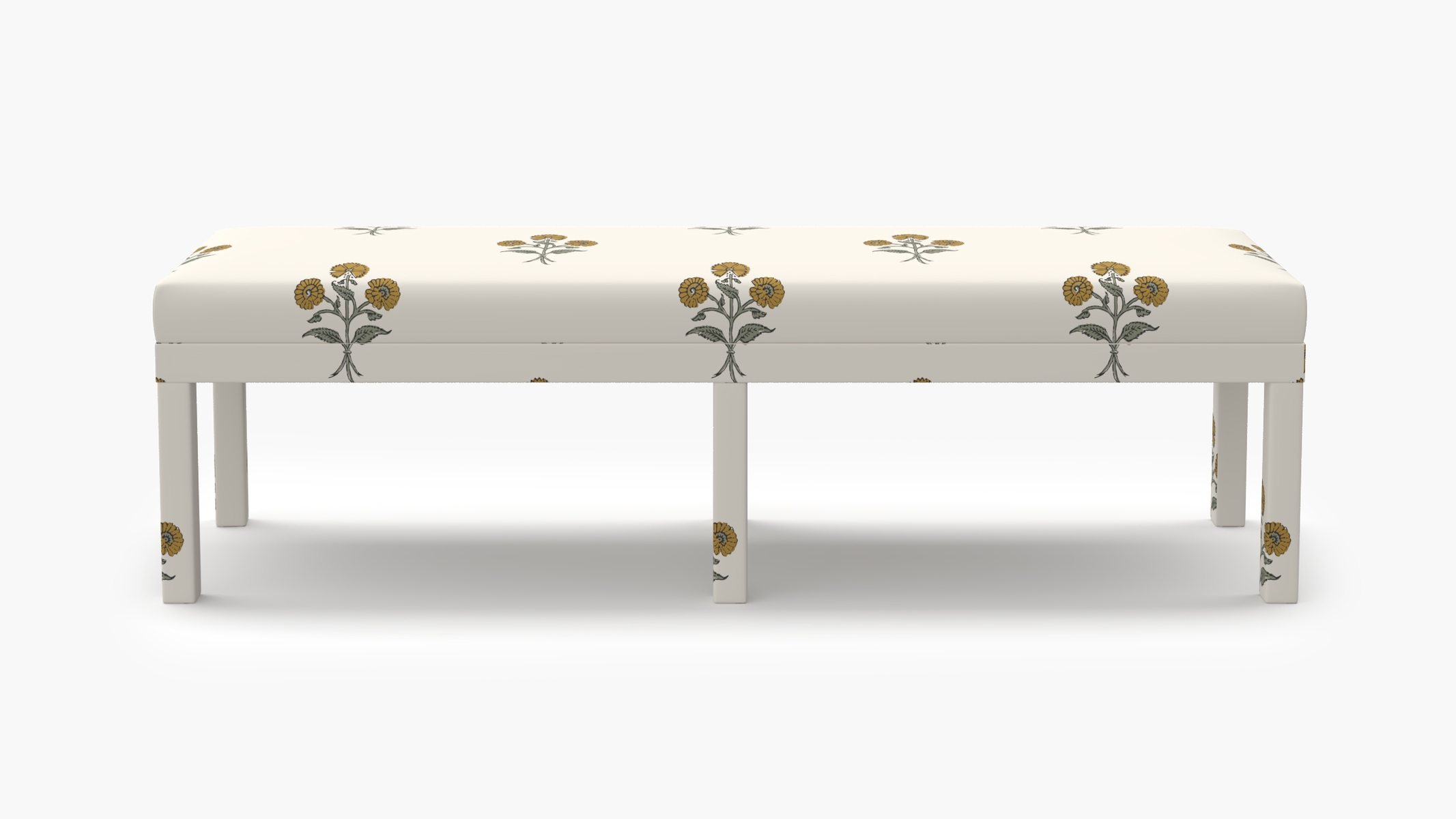Parsons Bench, Marigold Delphine - Image 0
