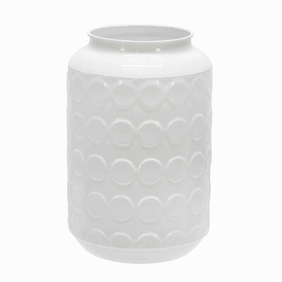 Siguna White Metal Table Vase - Image 0