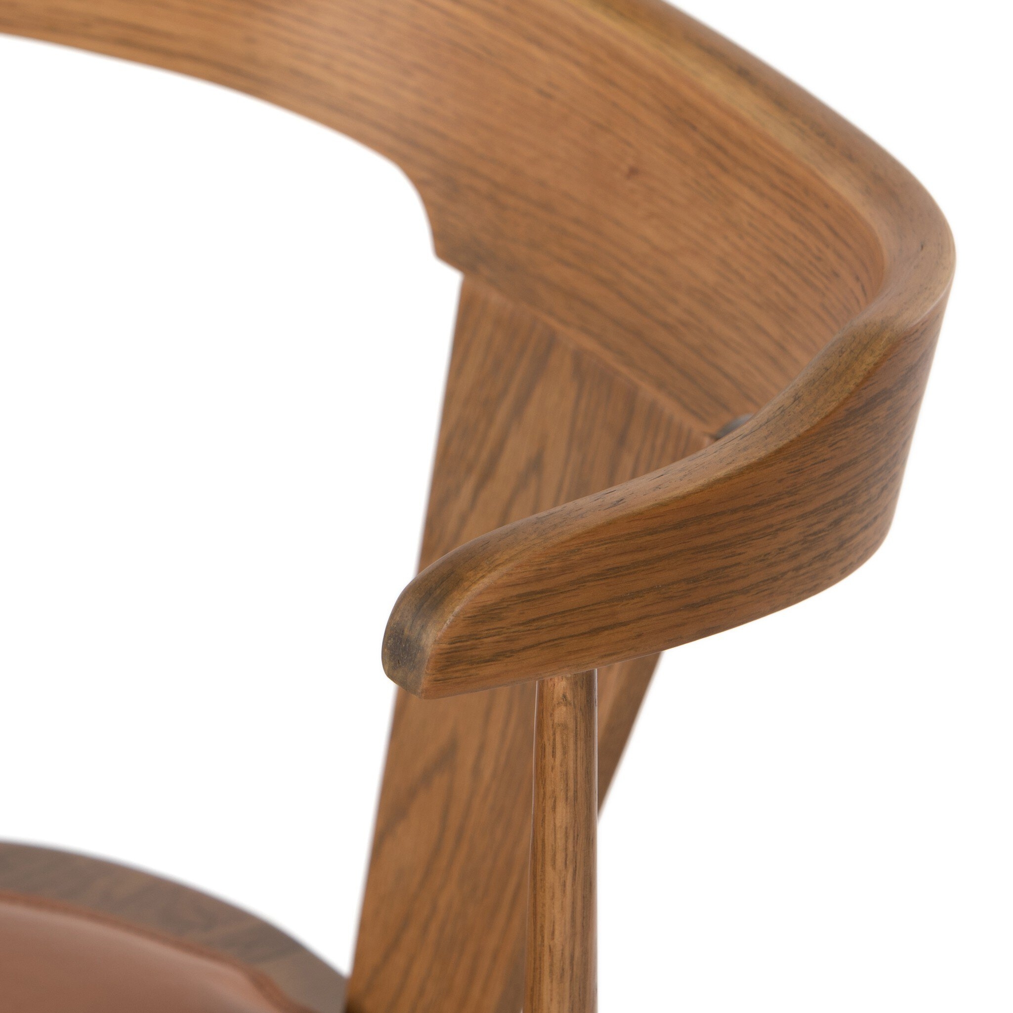 Ripley Dining Chair - Whiskey Saddle - Image 8