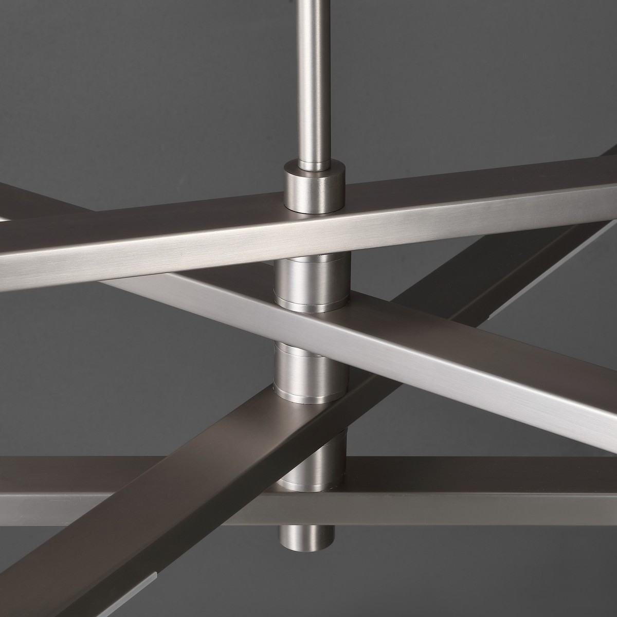 Safavieh Couture Oswalt Metal Chandelier - Nickle - Image 4