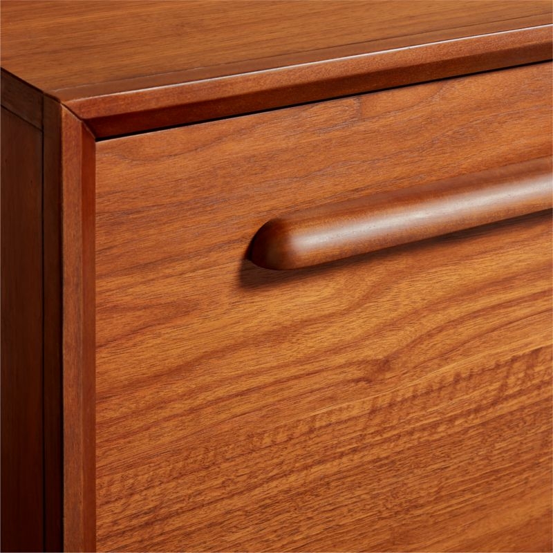 Tatum Walnut Wood 2-Door Kids Storage Bookcase with Hutch - Image 8