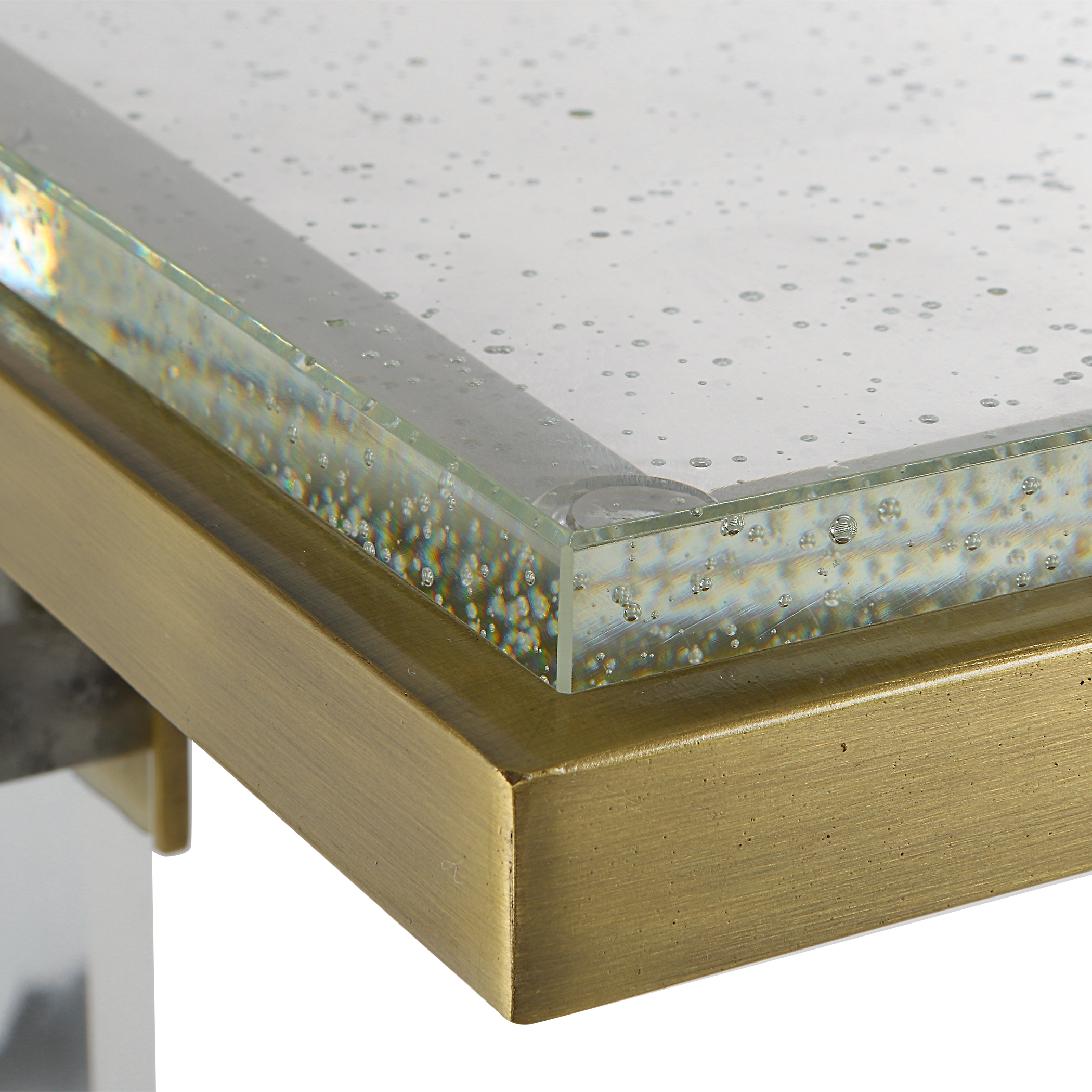 Muse Seeded Glass Accent Table - Image 5
