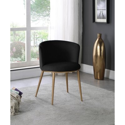 Ravon Velvet Upholstered Side chair - Image 0