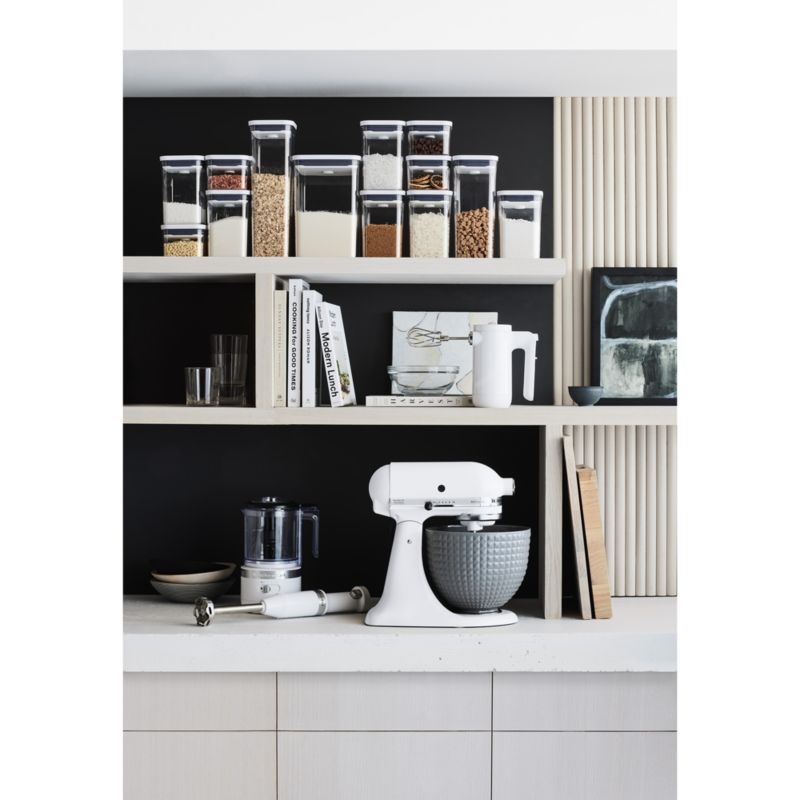 KitchenAid ® Stand Mixer Matte Grey Studded 5-Quart Ceramic Mixing Bowl - Image 1