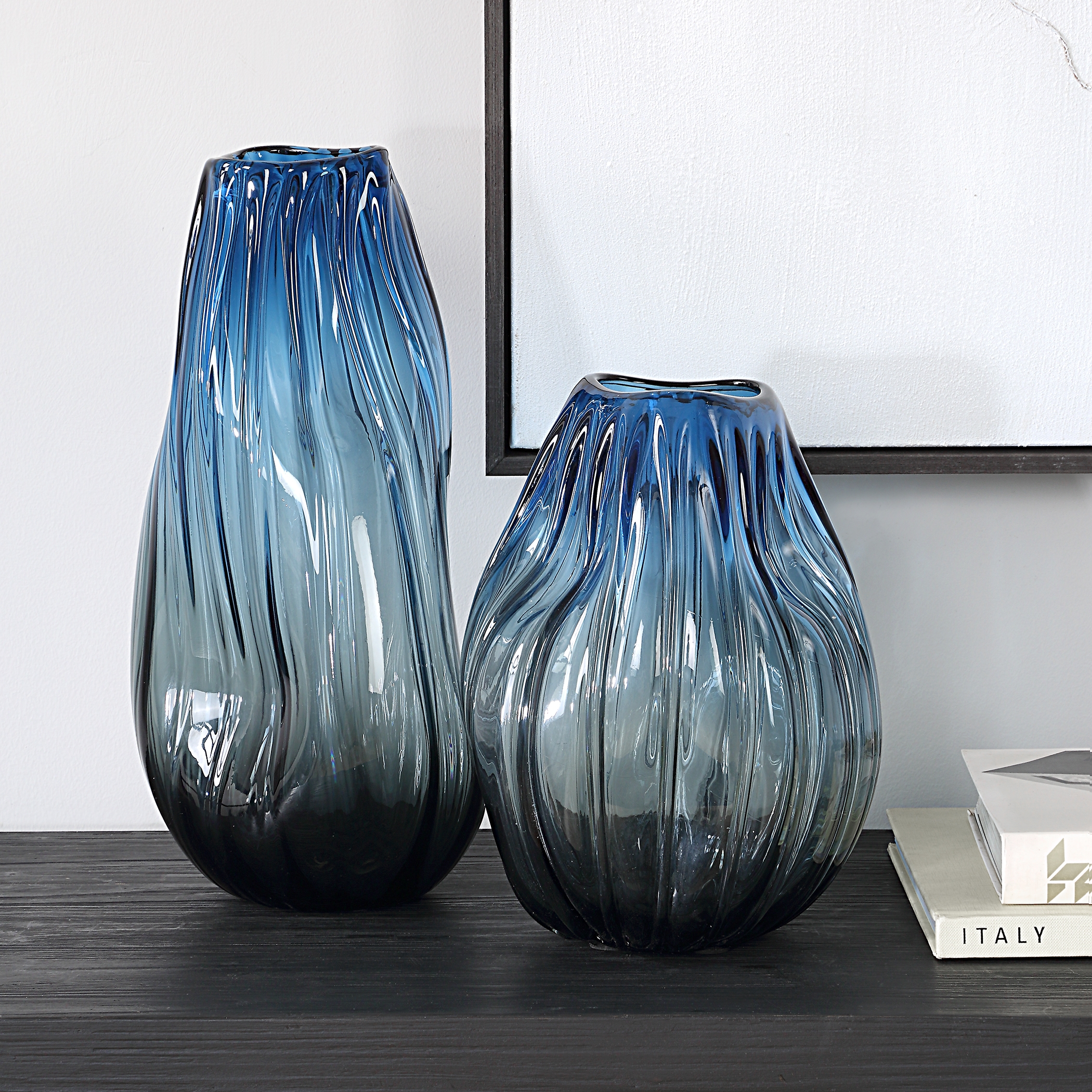 Midnight Horizon Vases Set/2 - Image 1