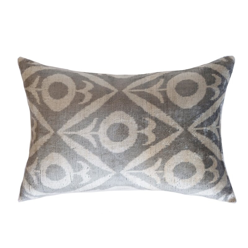 LOOMY Kiyik Rectangular Silk Pillow Cover & Insert - Image 0