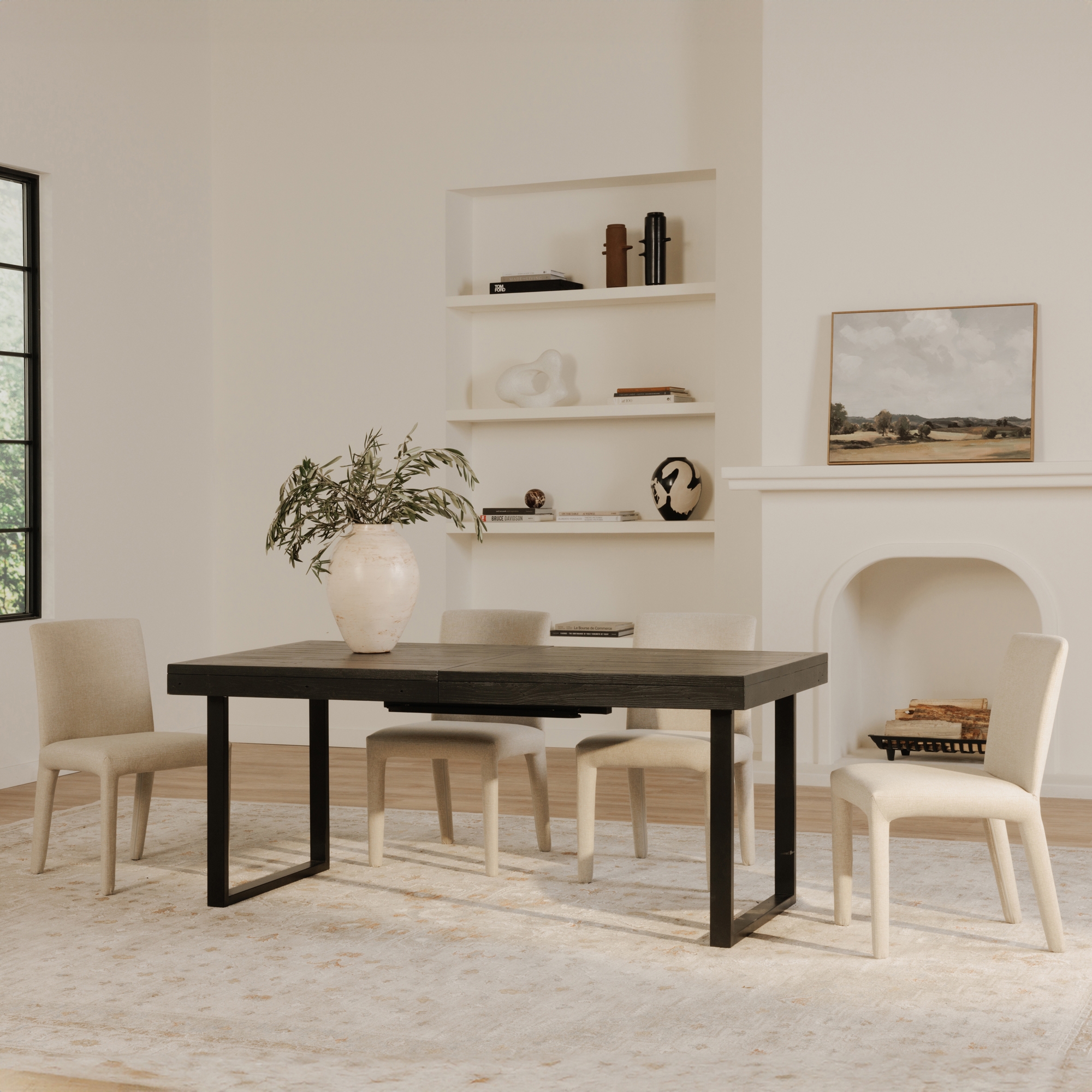 Ben Extension Dining Table Black - Image 7