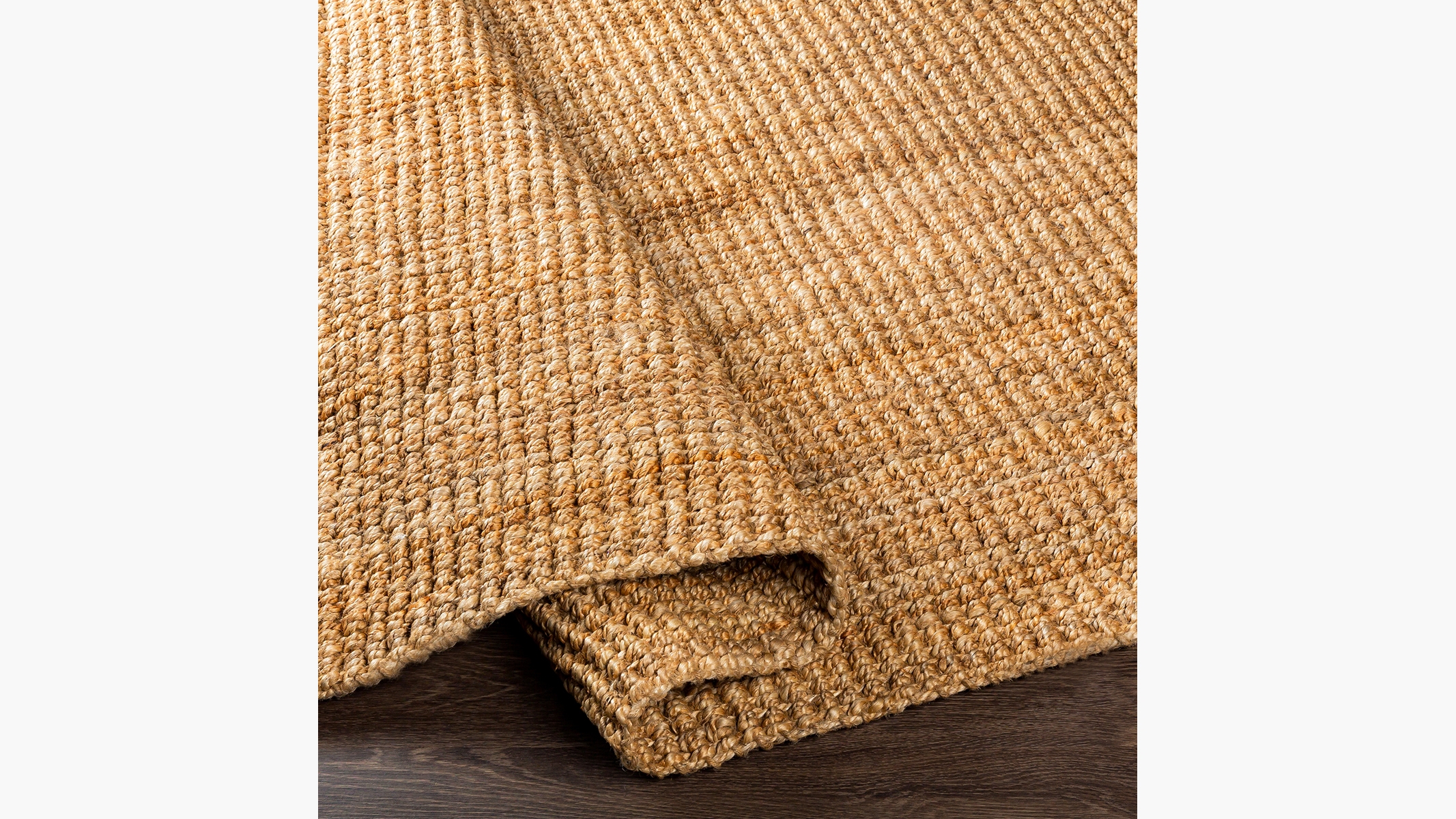 Fringe Jute Rug, Tan Fringe Jute, 4' x 6' - Image 4