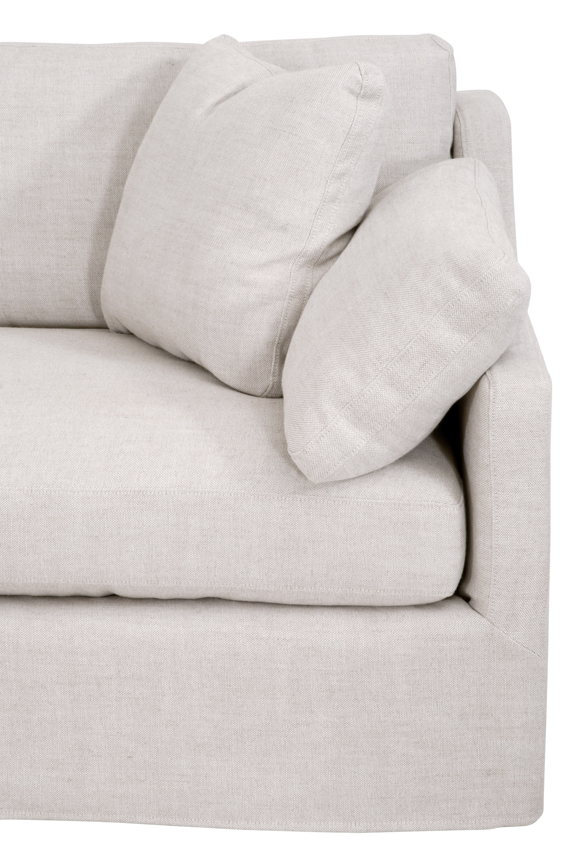 Lena Modular Slope Arm Slipcover 2-Seat Right Arm Sofa - Image 5