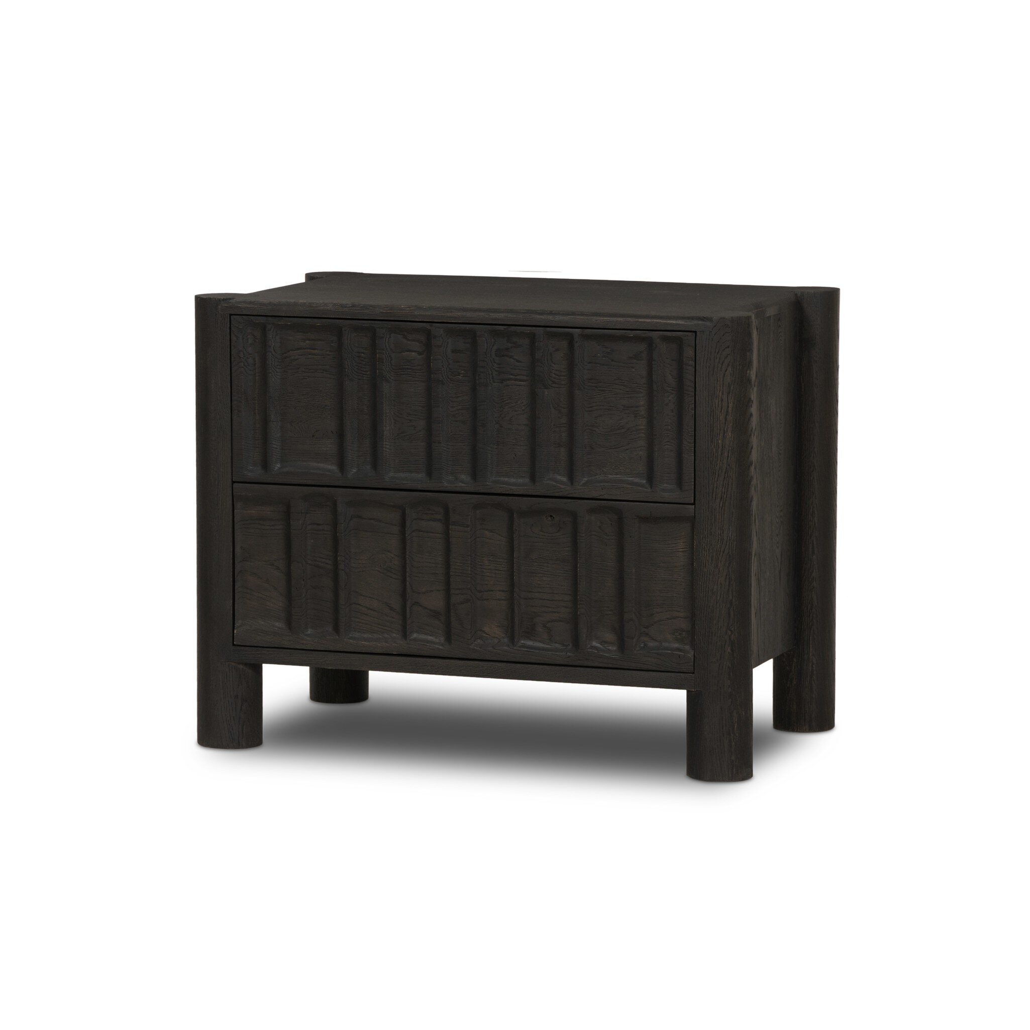 Ezri Nightstand - Black Oak - Image 1